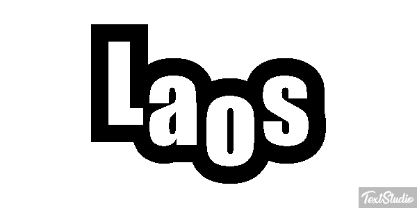 Laos Text effect
