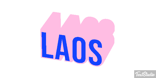 Laos Text effect
