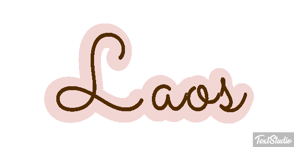 Laos Text effect