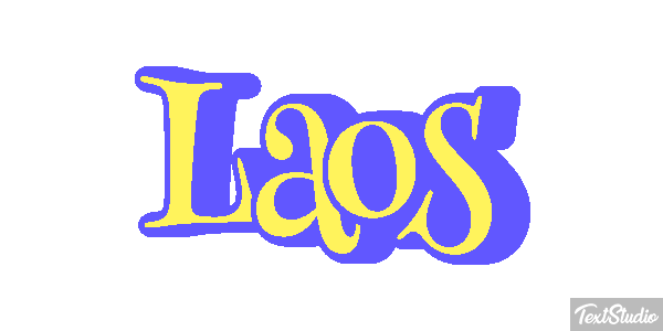 Laos Text effect