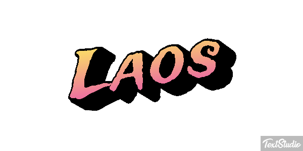 Laos Text effect
