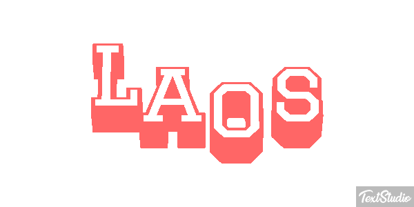 Laos Text effect