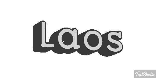 Laos Text effect