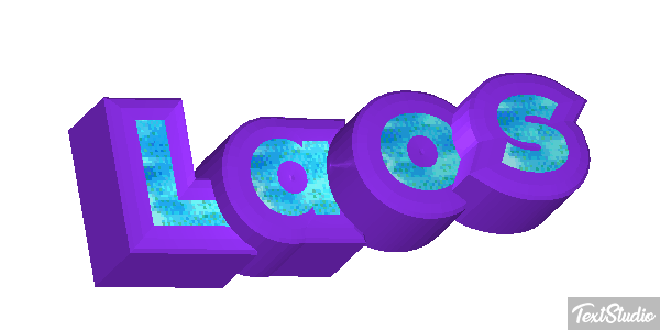 Laos Text effect