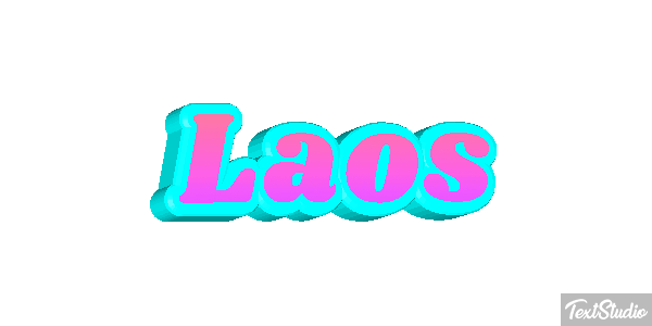 Laos Text effect