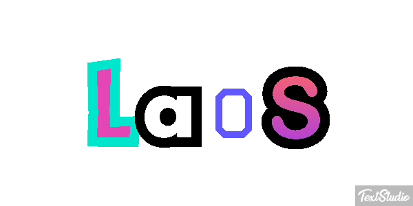 Laos Text effect