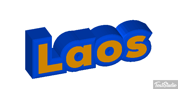 Laos Text effect