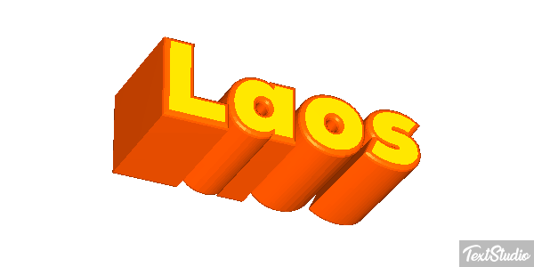 Laos Text effect