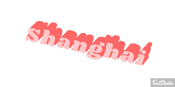 Shanghai Effet de texte