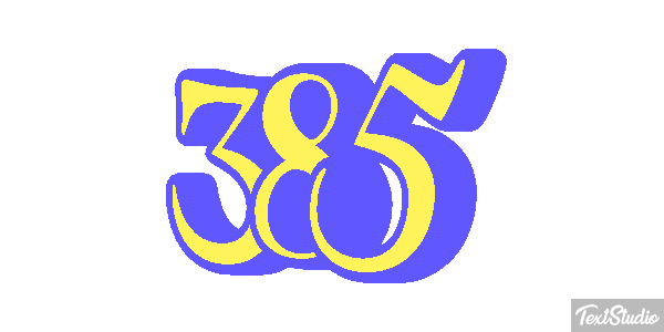 385 Texteffekt