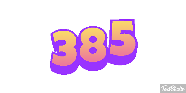 385 Texteffekt