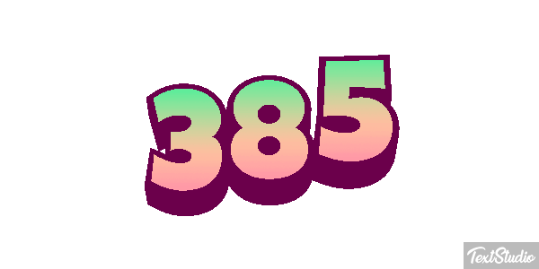 385 Texteffekt