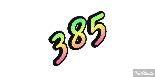 385 Texteffekt