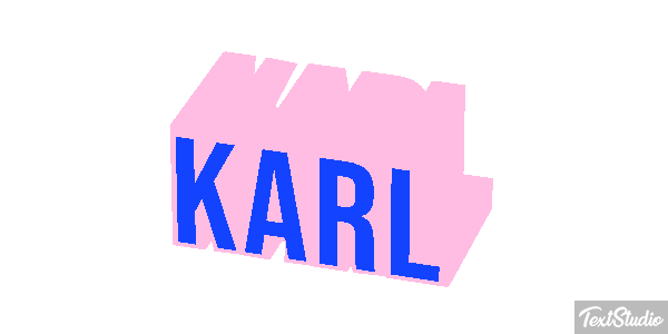 Karl Текстовый эффект