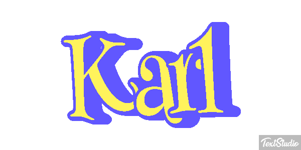 Karl Текстовый эффект