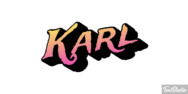 Karl Текстовый эффект