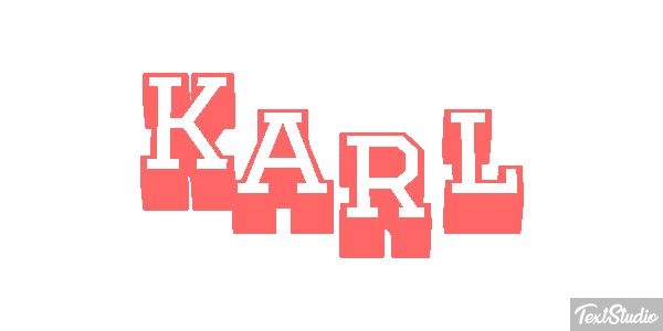 Karl Текстовый эффект