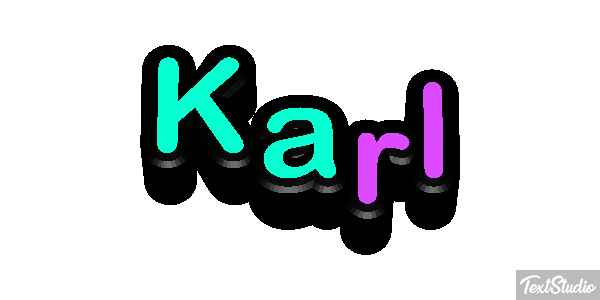 Karl Текстовый эффект