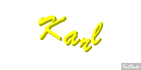 Karl Текстовый эффект
