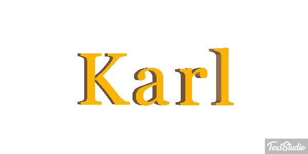 Karl Текстовый эффект