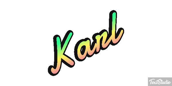 Karl Текстовый эффект
