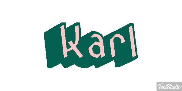 Karl Текстовый эффект