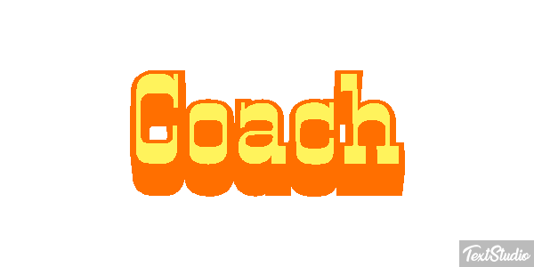 Coach Effetto testo