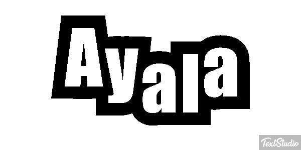 Ayala Text effect