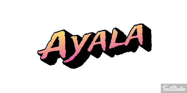 Ayala Text effect