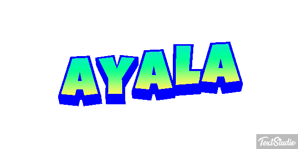 Ayala Text effect