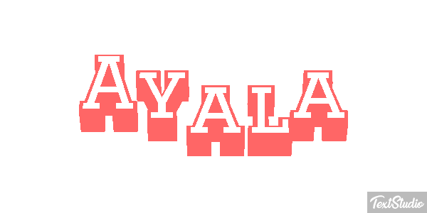 Ayala Text effect