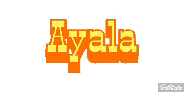 Ayala Text effect