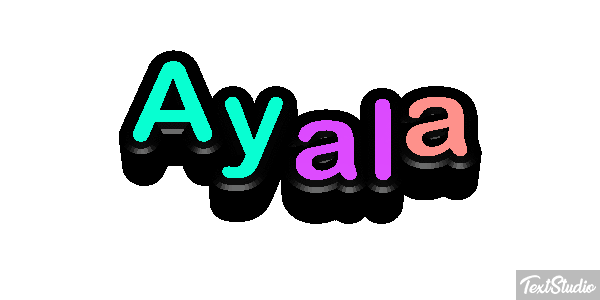 Ayala Text effect