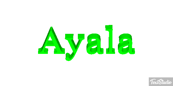 Ayala Text effect