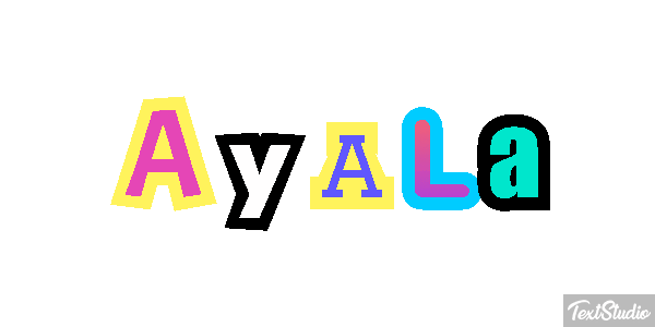 Ayala Text effect