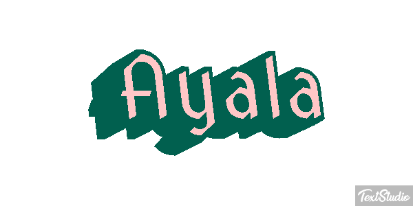 Ayala Text effect