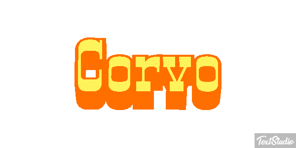 Corvo Effetto testo