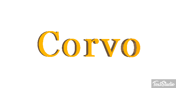 Corvo Effetto testo