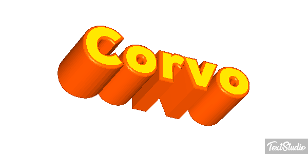 Corvo Effetto testo
