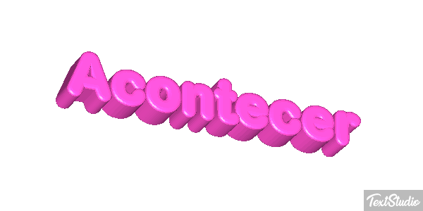 Acontecer Text effect
