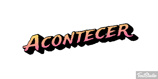 Acontecer Text effect