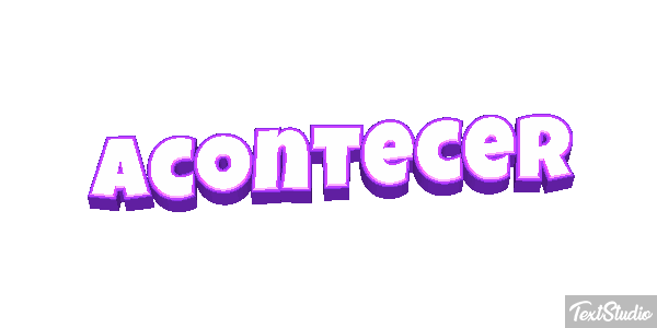 Acontecer Text effect