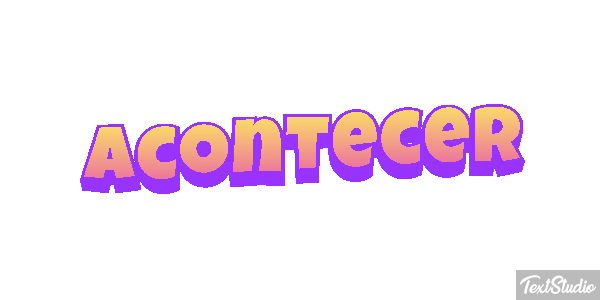 Acontecer Text effect