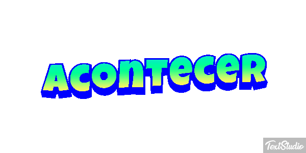 Acontecer Text effect