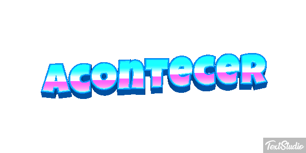 Acontecer Text effect