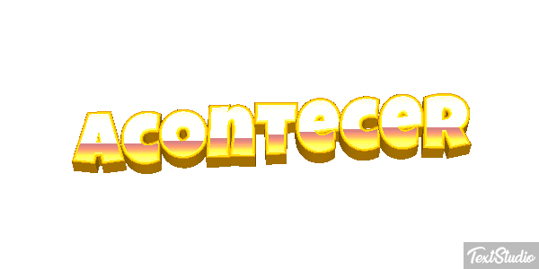 Acontecer Text effect