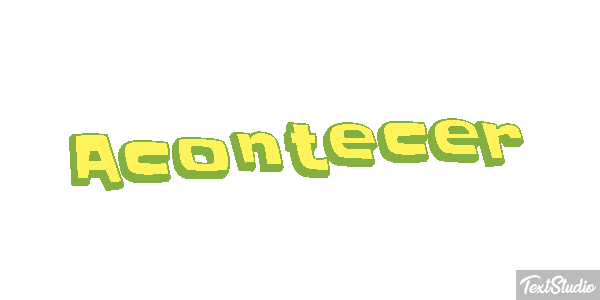 Acontecer Text effect