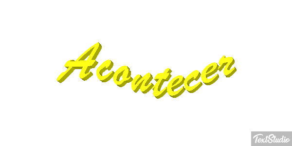 Acontecer Text effect
