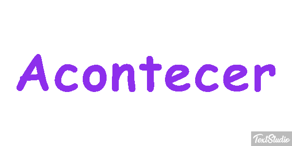Acontecer Text effect
