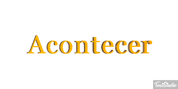 Acontecer Text effect
